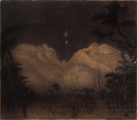 Vinternatt i fjellene